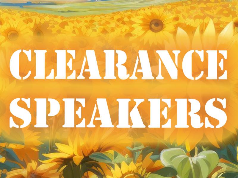 Clearance Loudspeakers