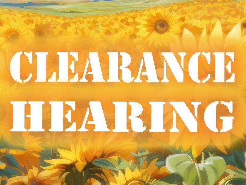 Clearance - Assistive Hearing