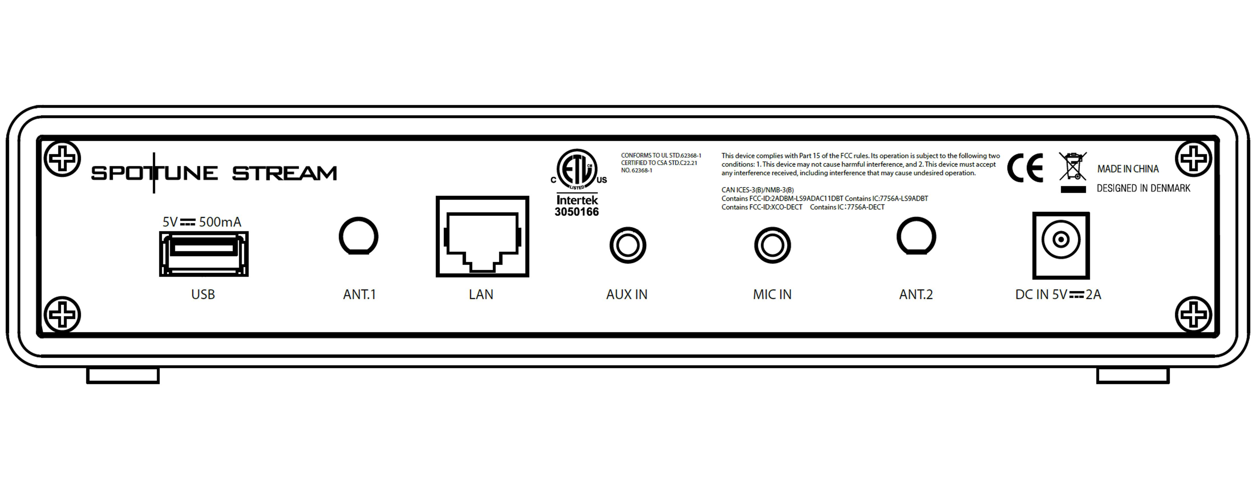Spottune Stream S1-F-B  not in use
