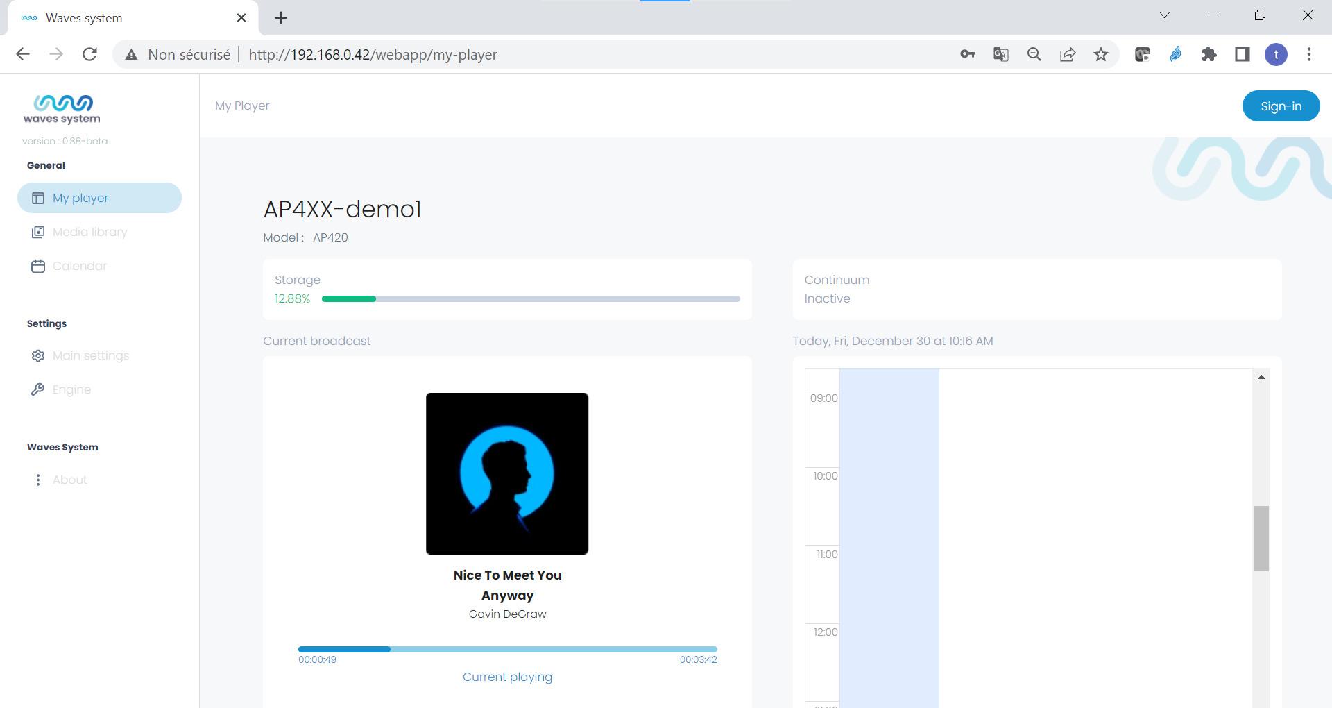 Waves System AP420 Wifi