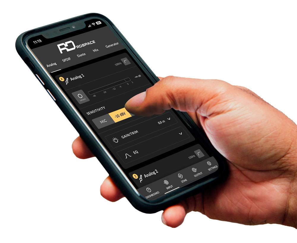 RCF KPS RDSpace Smartphone Control