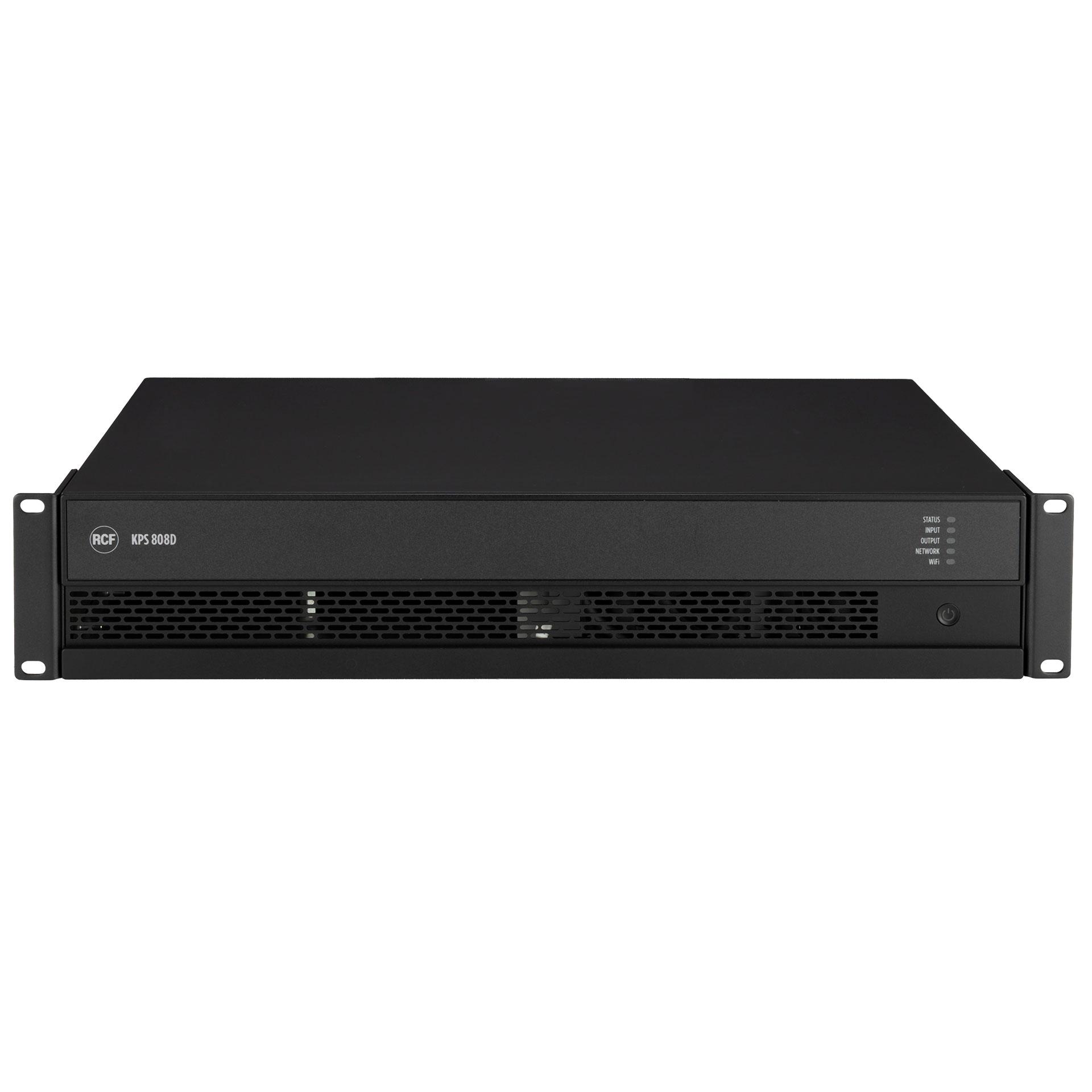 RCF KPS 808D, 8-Channel Power Amplifier with Dante