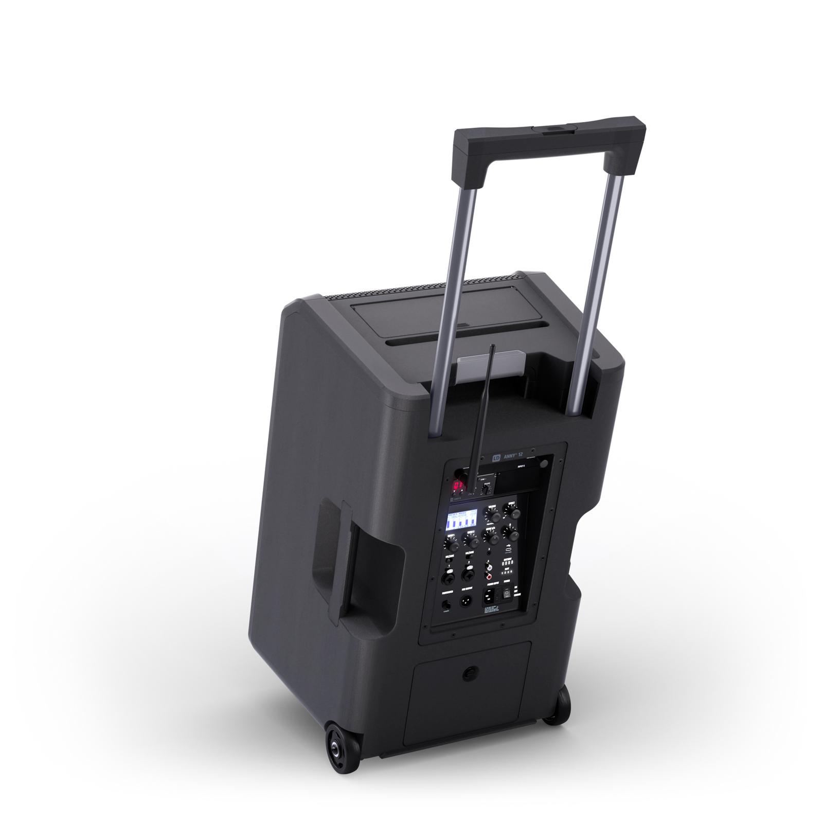 LD Systems ANNY 12 HHD B8, Wheels & Handle Make Moving Easy