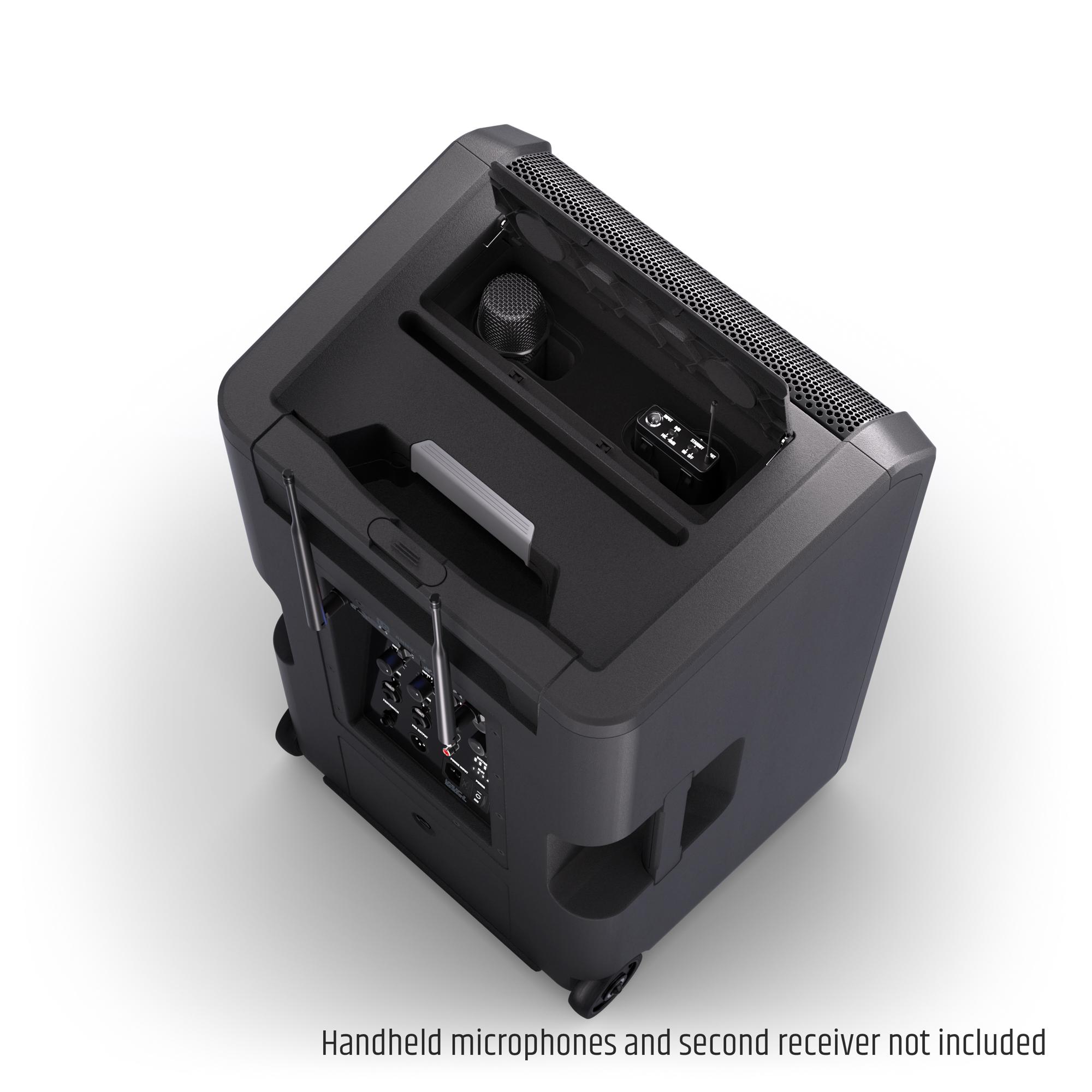 LD Systems ANNY 12, Mic Storage Compartment