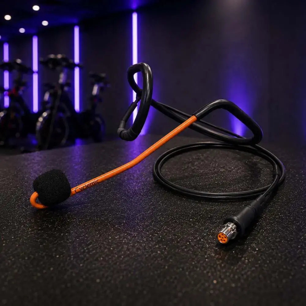 Fitness Audio Cyclemic Sweat Proof Fitness Headset Microphone