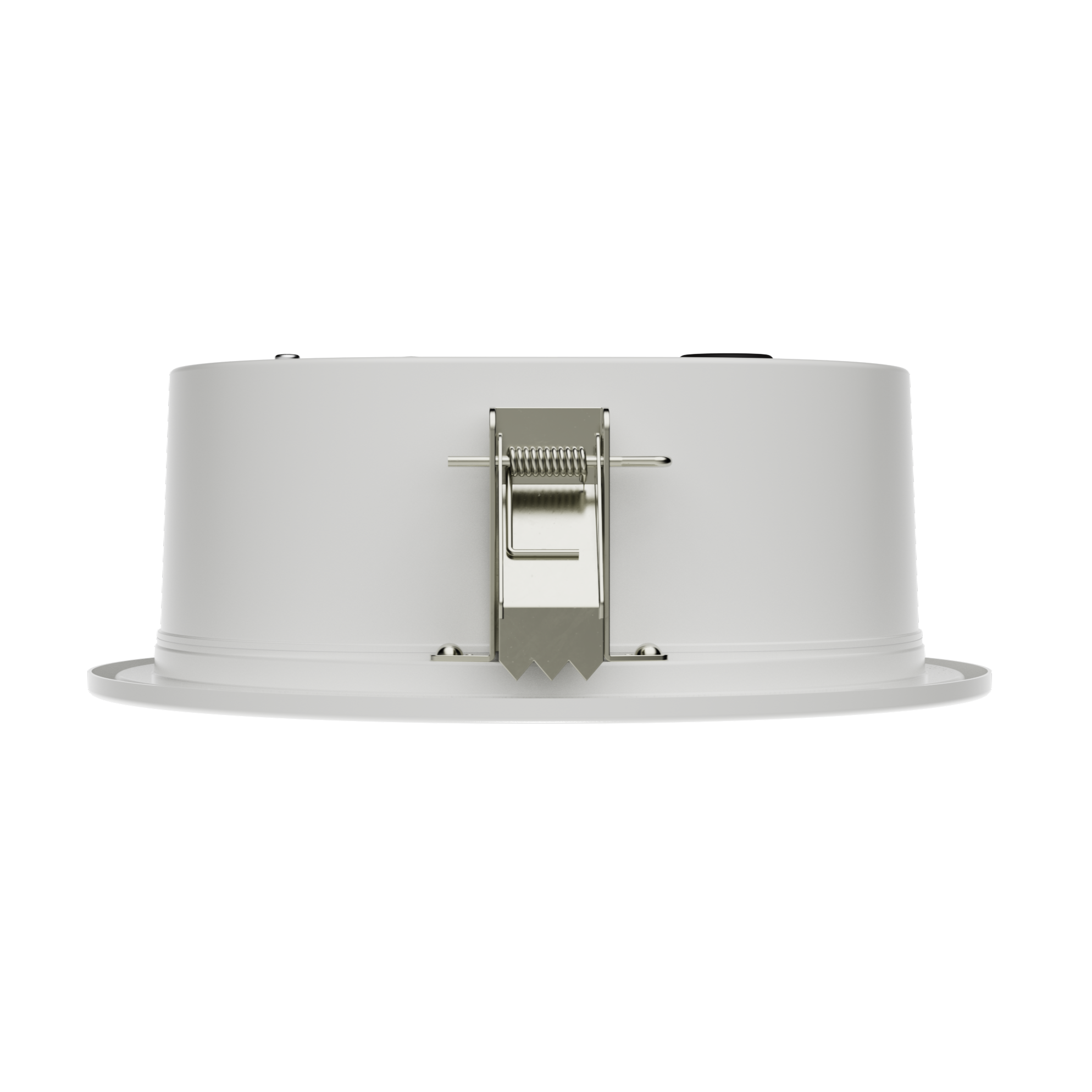 Bosch LCE-06MWE EN54-24 Ceiling Loudspeaker, Showing Spring Clip Mounting.