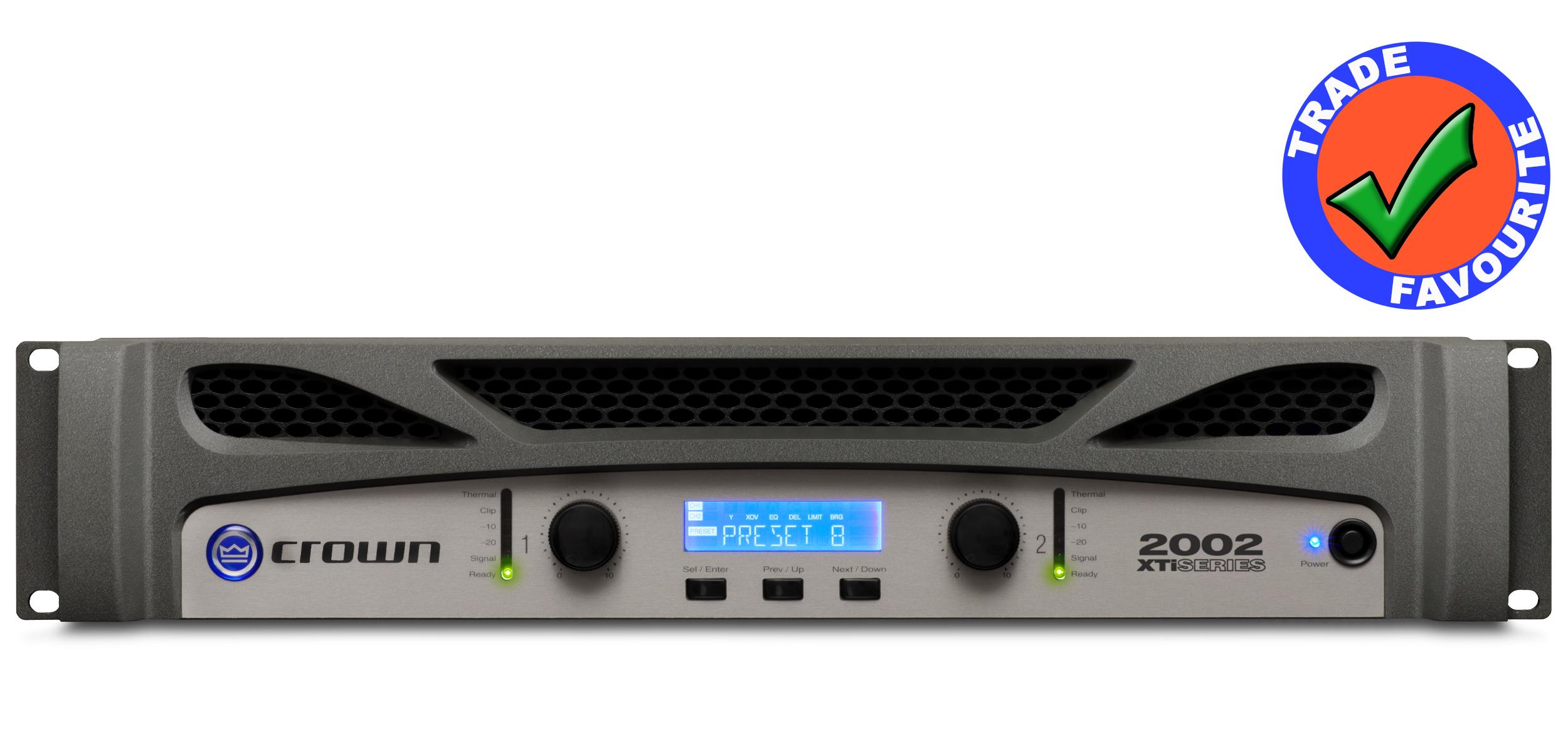 【新品同様/完動品】 ビヒノ正規品 Crown XTi 2002 パワーアンプ Crown XTi 2002 Power Amplifier | FrontEndAudio.com