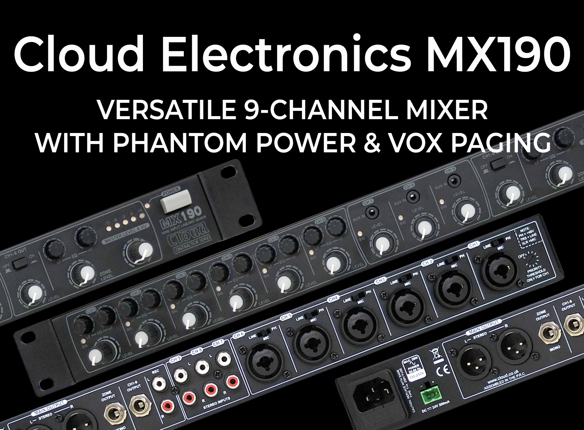 Cloud Electronics MX190 Mixer