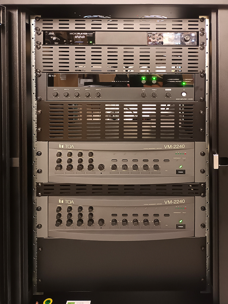 10 Zone Public Address Rack