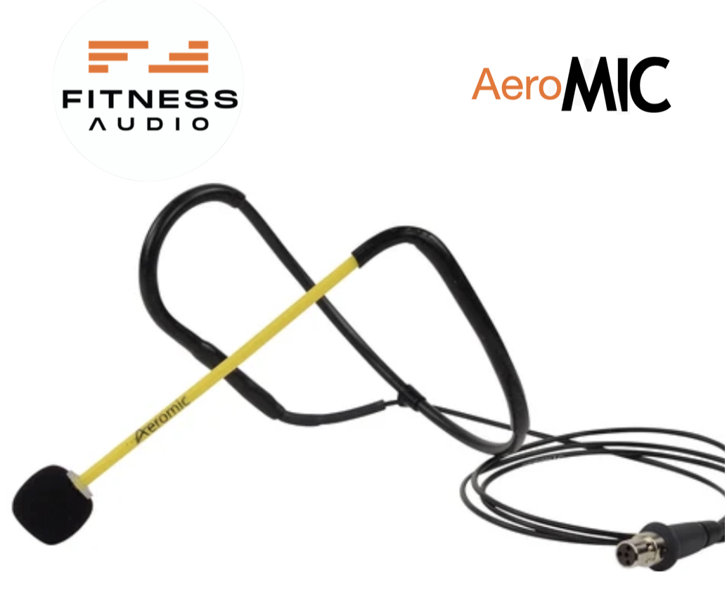 Fitness Audio Aeromic Headset Mic for Gym Classes